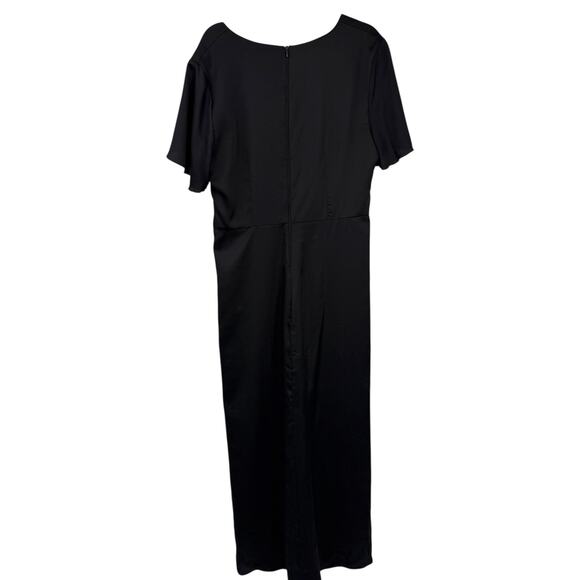 Show Me Your Mumu Rome Twist Gown Size XXL Black Wedding Bridesmaid Maxi Dress - Picture 2 of 11